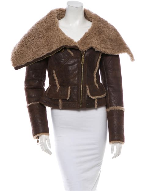 burberry shearling jacket sale|Burberry prorsum shearling jacket.